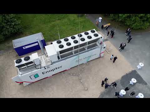 世界初MWクラスAEM水電解装置 Enapter AEM Multicore